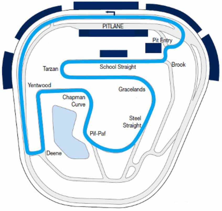 Rockingham ISSC Track Map